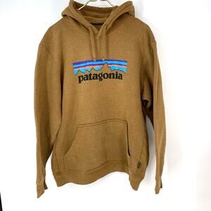 Patagonia Uprisal Graphic Print Hoodie Brown Men's Size L